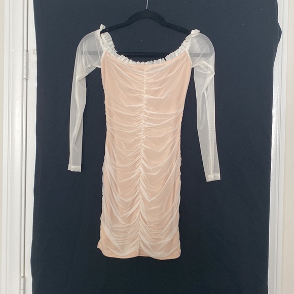 White mesh FashionNova small dress! - Picture 2 of 2